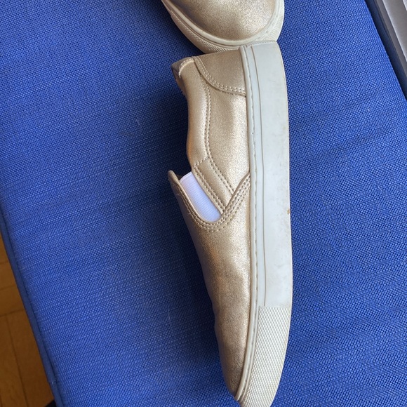 Womens 6.5, Gold J Crew (slip on) sneaker - Picture 4 of 8